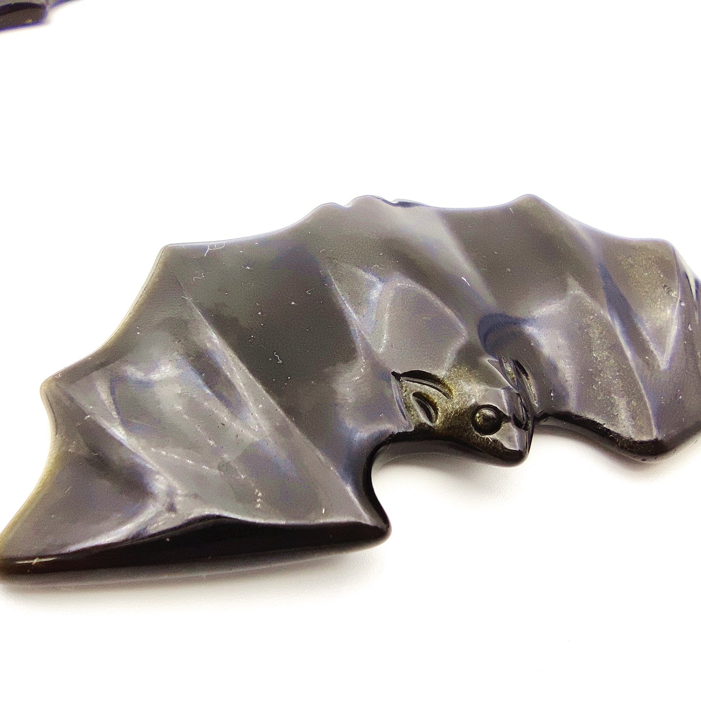 Venta al por mayor hermoso cristal natural de obsidiana tallado en cristal animal