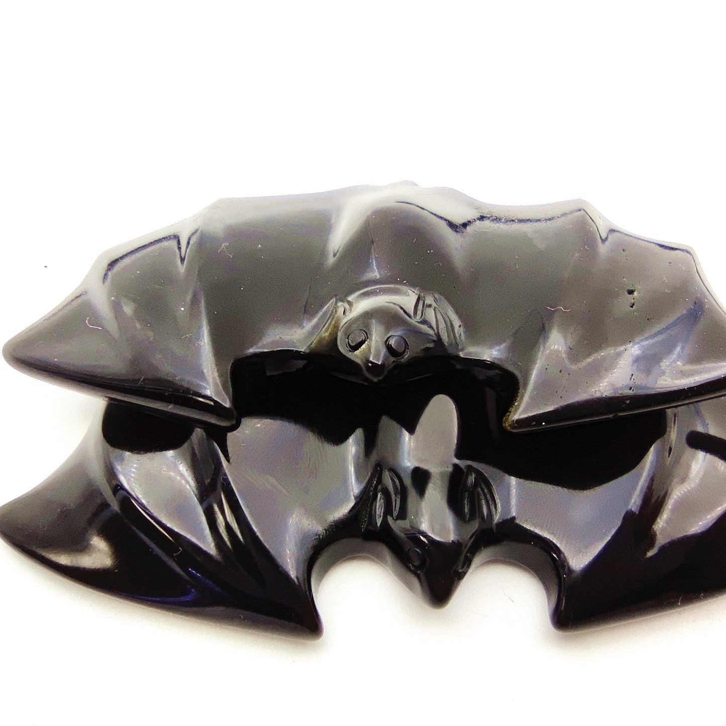 Venta al por mayor hermoso cristal natural de obsidiana tallado en cristal animal