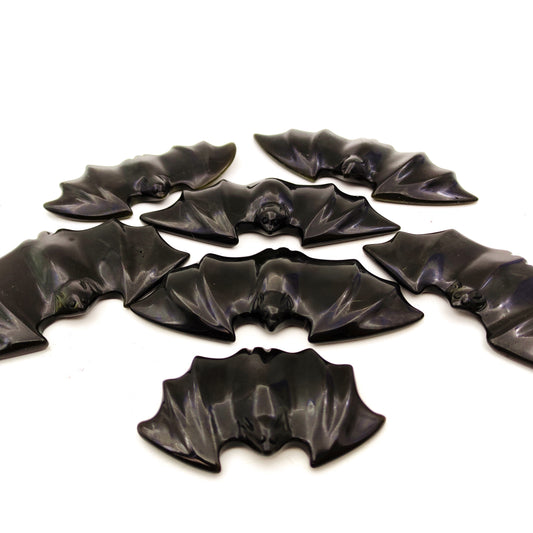 Venta al por mayor hermoso cristal natural de obsidiana tallado en cristal animal