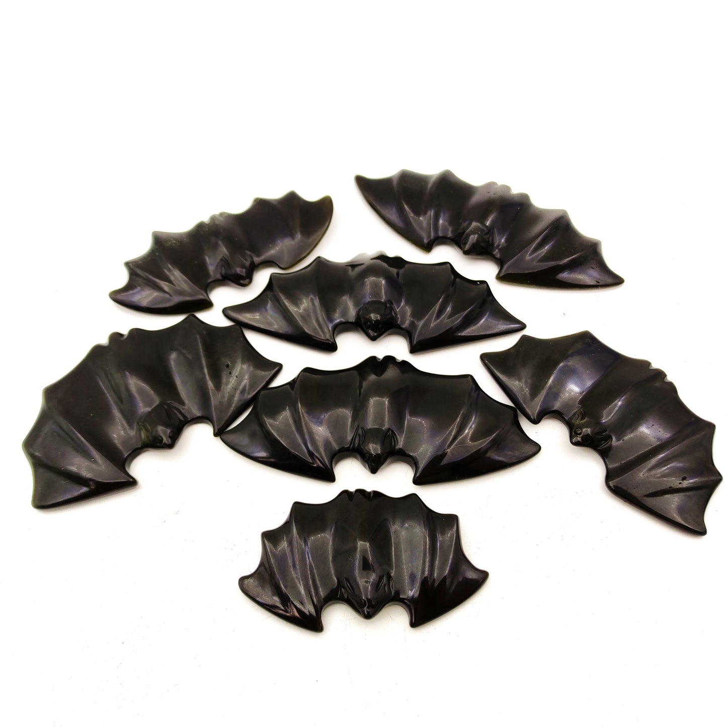 Venta al por mayor hermoso cristal natural de obsidiana tallado en cristal animal