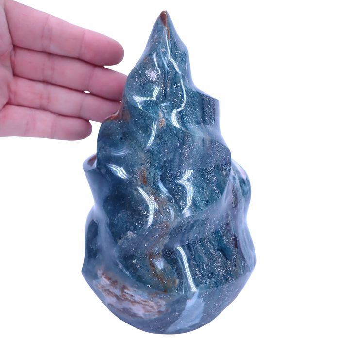 Llama de jaspe muy rara A ++ natural muy artística