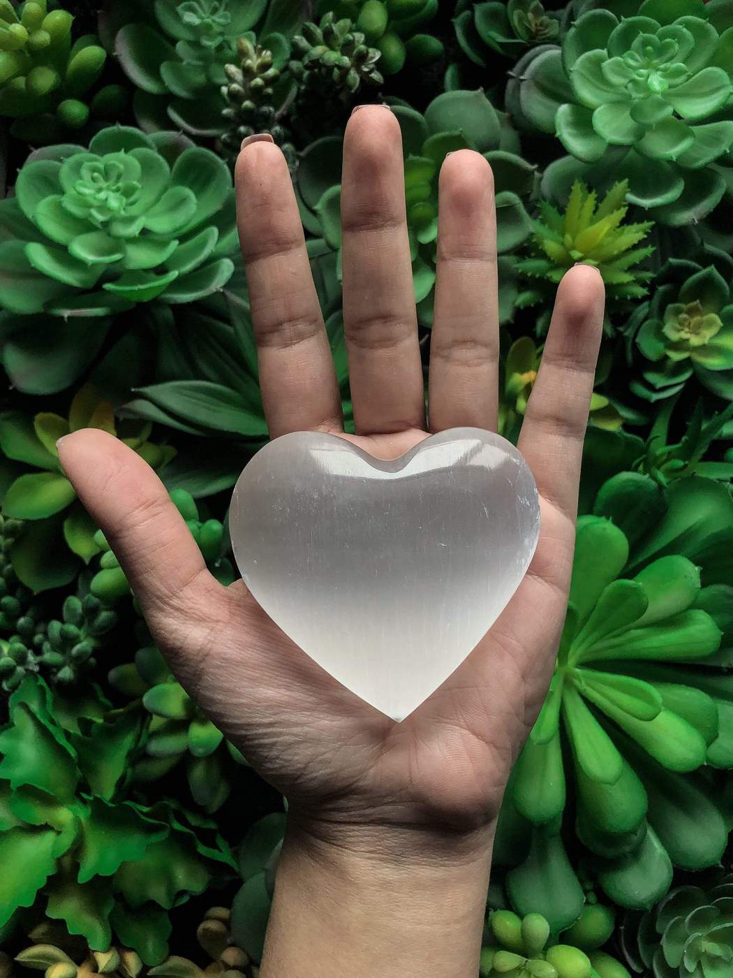 Selenite/Gypsum Heart
