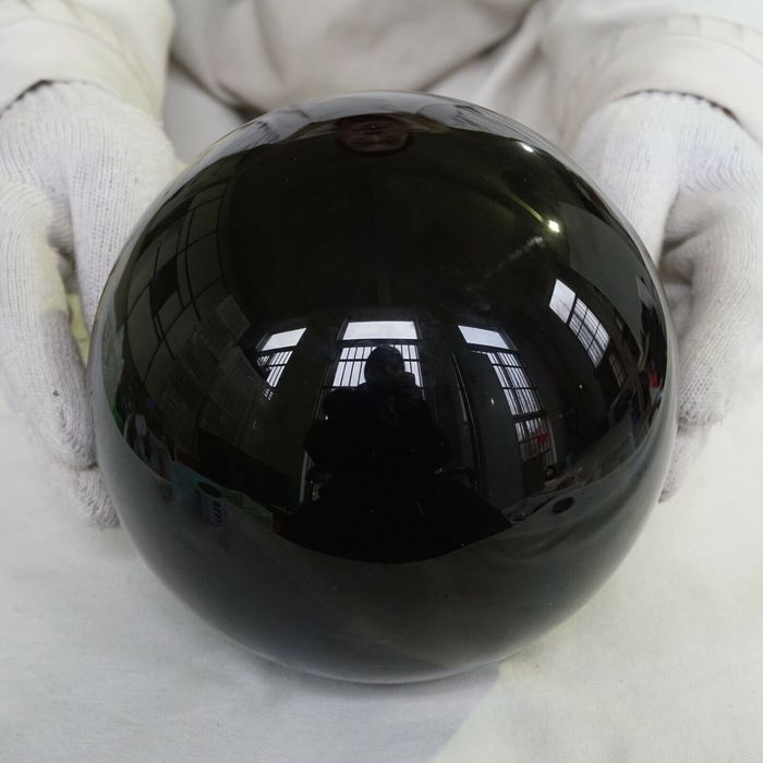Natural High mineral obsidian crystal Sphere