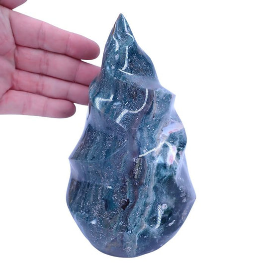 Llama de jaspe muy rara A ++ natural muy artística