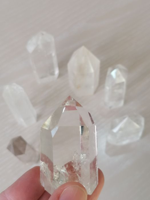 White crystal tip