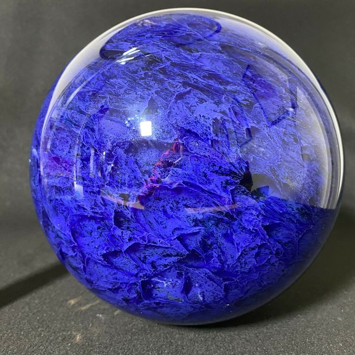 Esfera de cuarzo de alta calidad azul cielo Esfera de cuarzo de cristal de piedra de fundición azul
