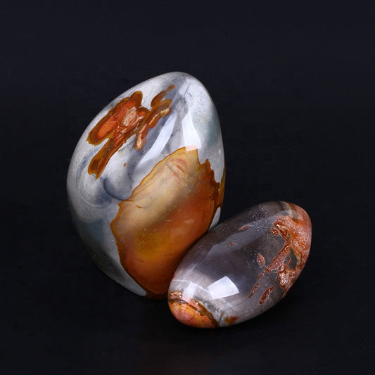 Natural Healing Chakra Reiki Raw Gemstone Ocean Jasper Rough Stone For Decoration