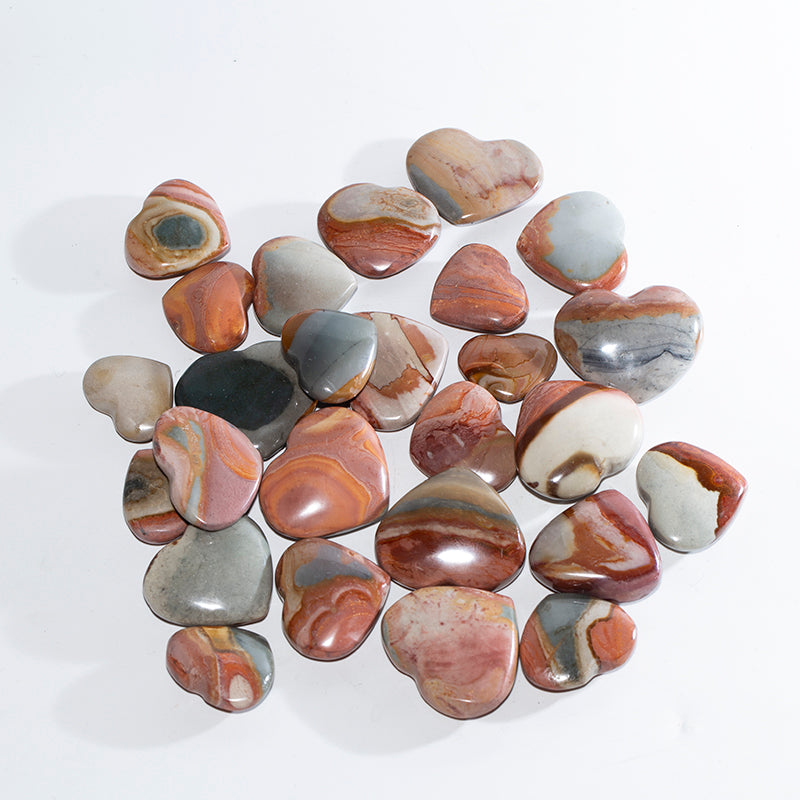 Ocean jade crystal heart