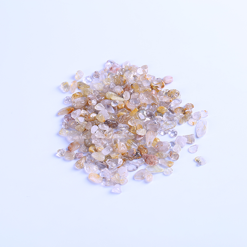 Grava de cuarzo de aceite de fruta de petróleo curativo con cristales naturales