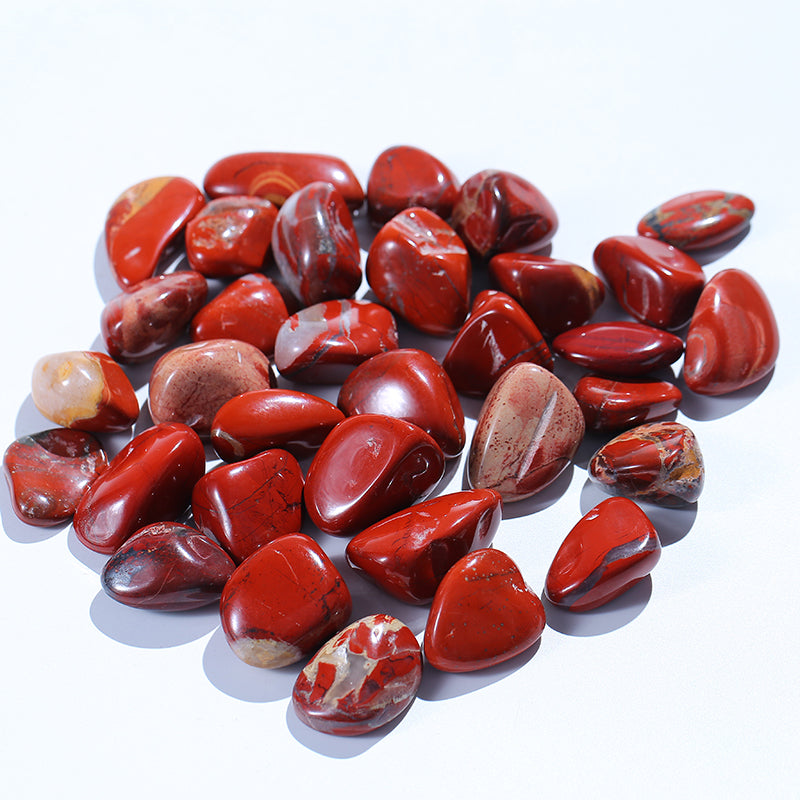 Grava de cristal jaspe rojo 1kg