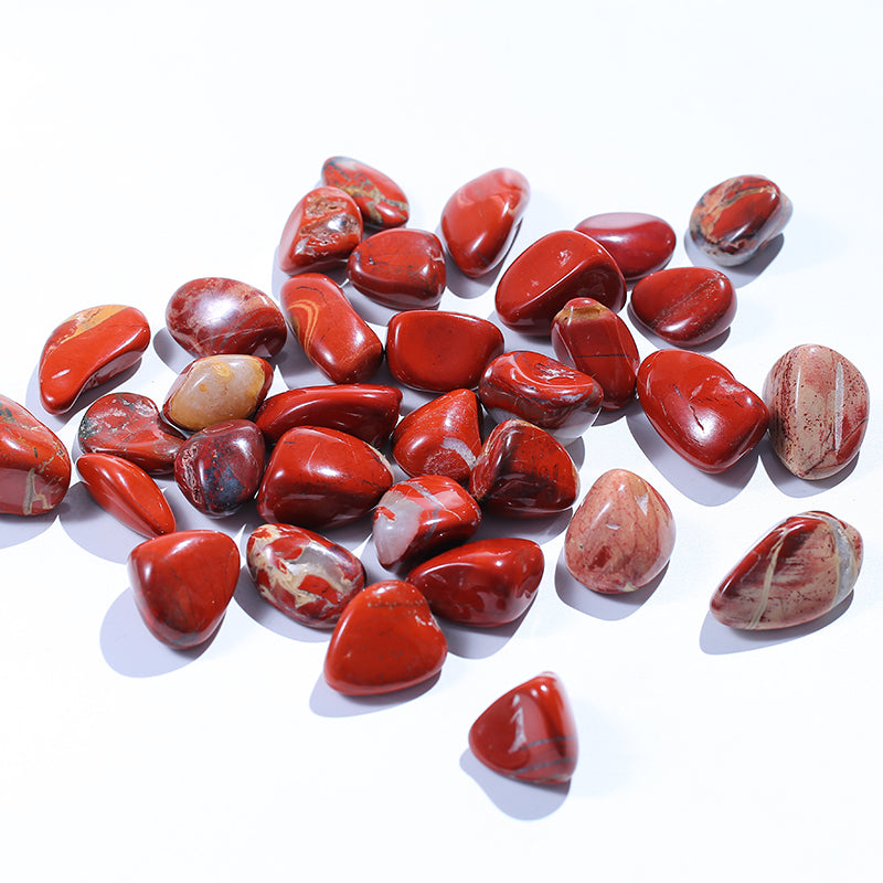 Grava de cristal jaspe rojo 1kg