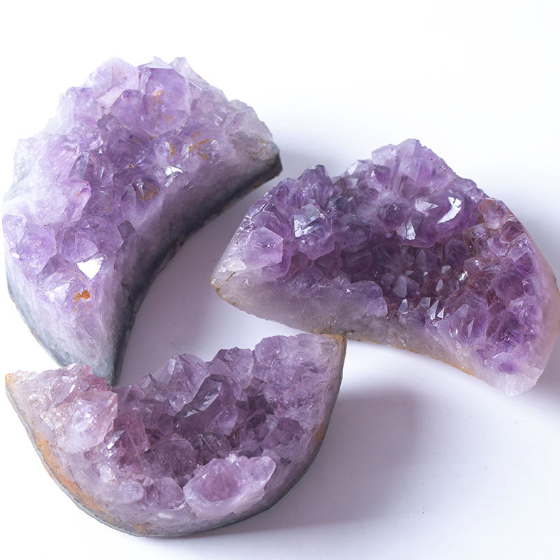 Hot Selling High Quality Nature Crystals Healing Stones Amethyst Moon