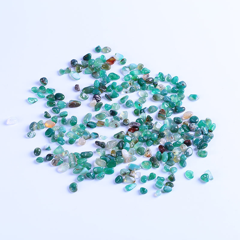 Green agate rolling stone gravel