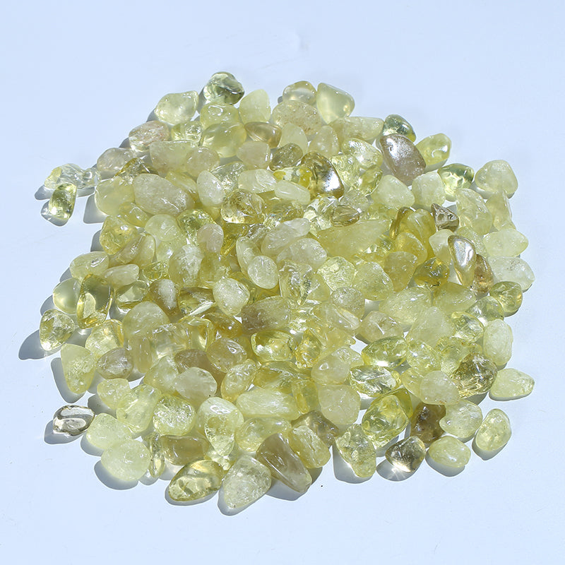 Lemon quartz gravel crystal gift 1kg