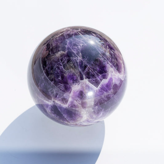 Natural purple crystal ball 500g