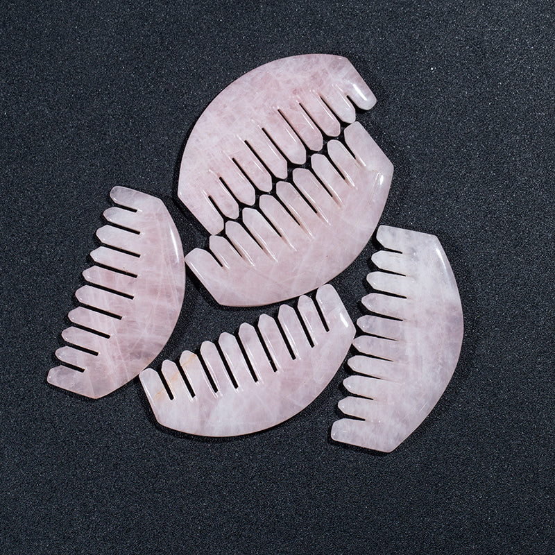 Crystal massage comb