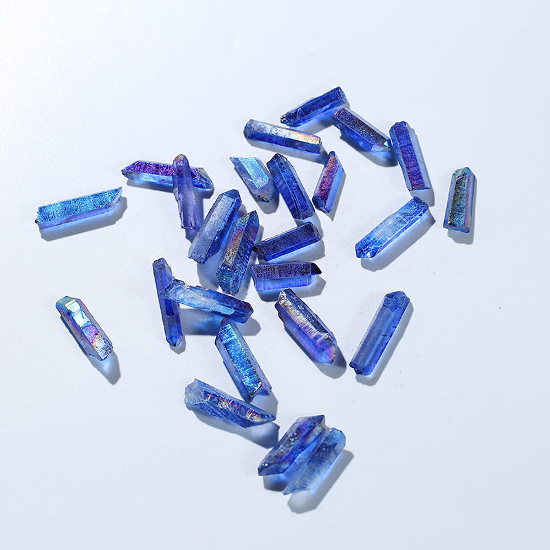 Natural Crystal Wands Point Aura Angel Blue Crystal Point Healing for Pendant