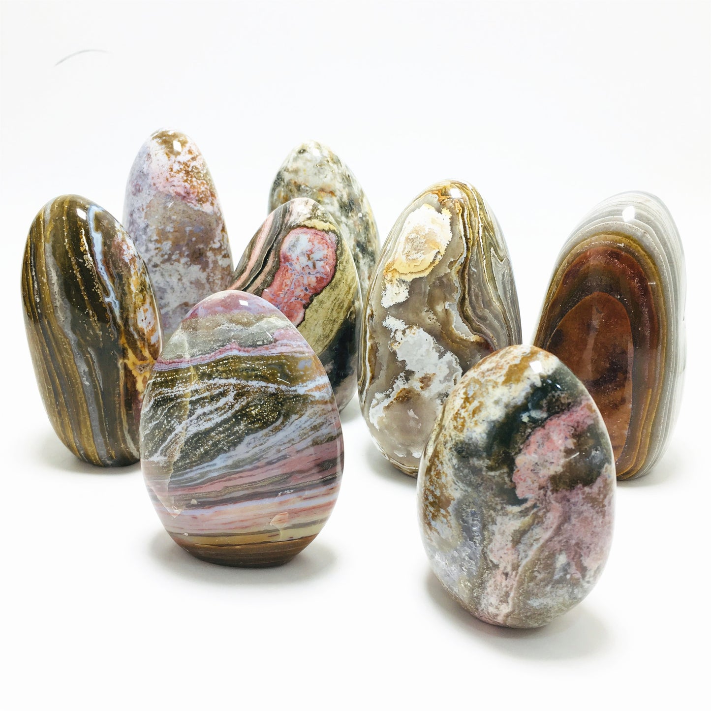 Natural Polished Ocean Jade Stone Spheres Balls healing quartz crystal ball for fengshui decoration