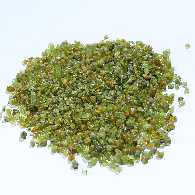 Olive quartz crystal decoration 1KG