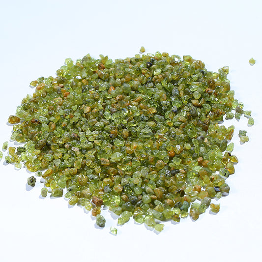 Olive quartz crystal decoration 1KG