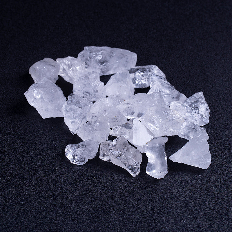 Grava de cristal de cuarzo blanco cristal natural