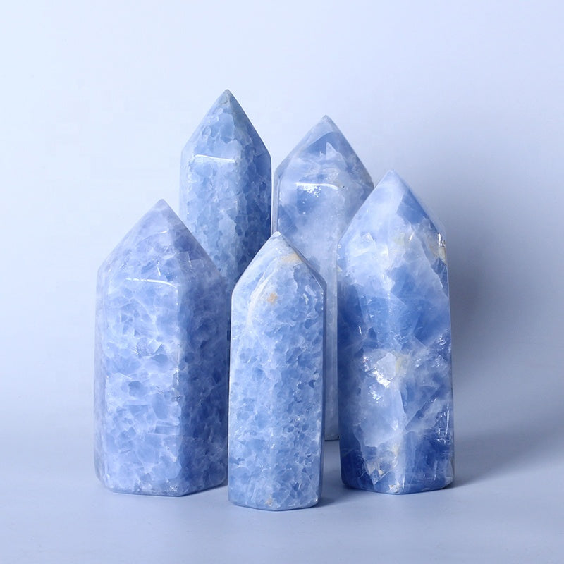High quality blue square album crystal tower
