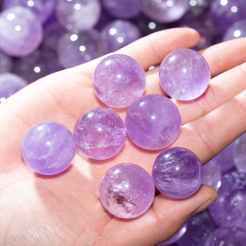 Purple crystal crystal ball