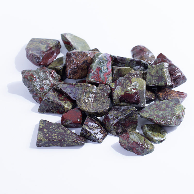Grava de cristal de piedra de sangre larga