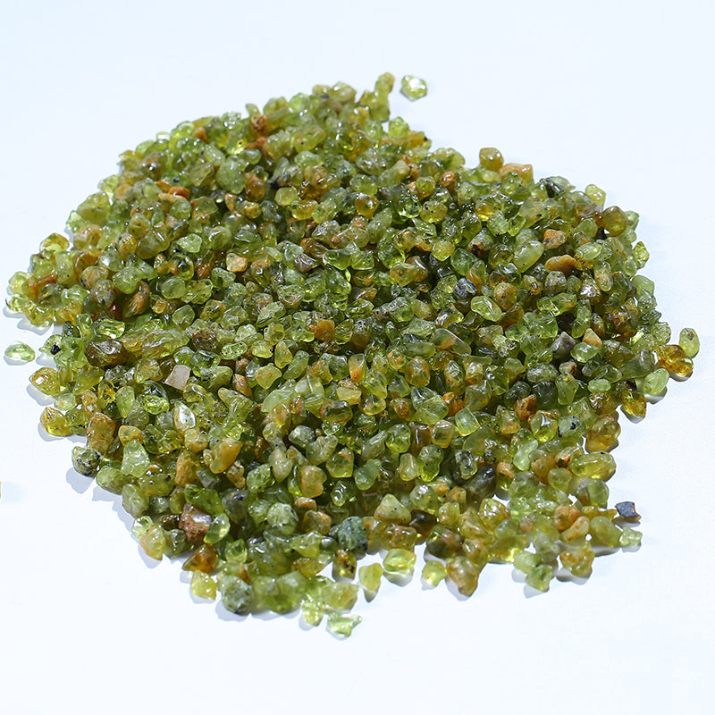 Olive quartz crystal decoration 1KG