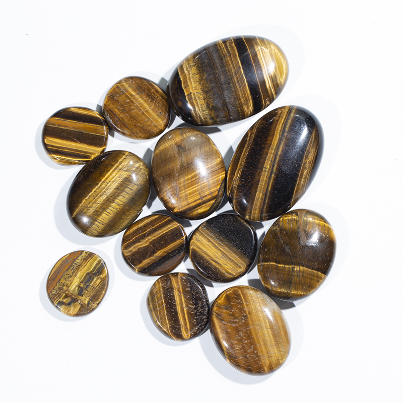 Natural gem tiger eye crystal healing stone