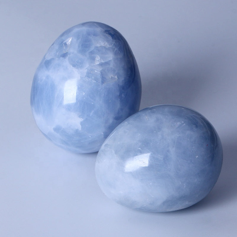Blue Calcite Eggs Quartz Crystal