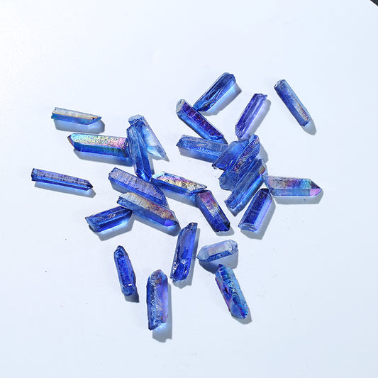 Natural Crystal Wands Point Aura Angel Blue Crystal Point Healing for Pendant