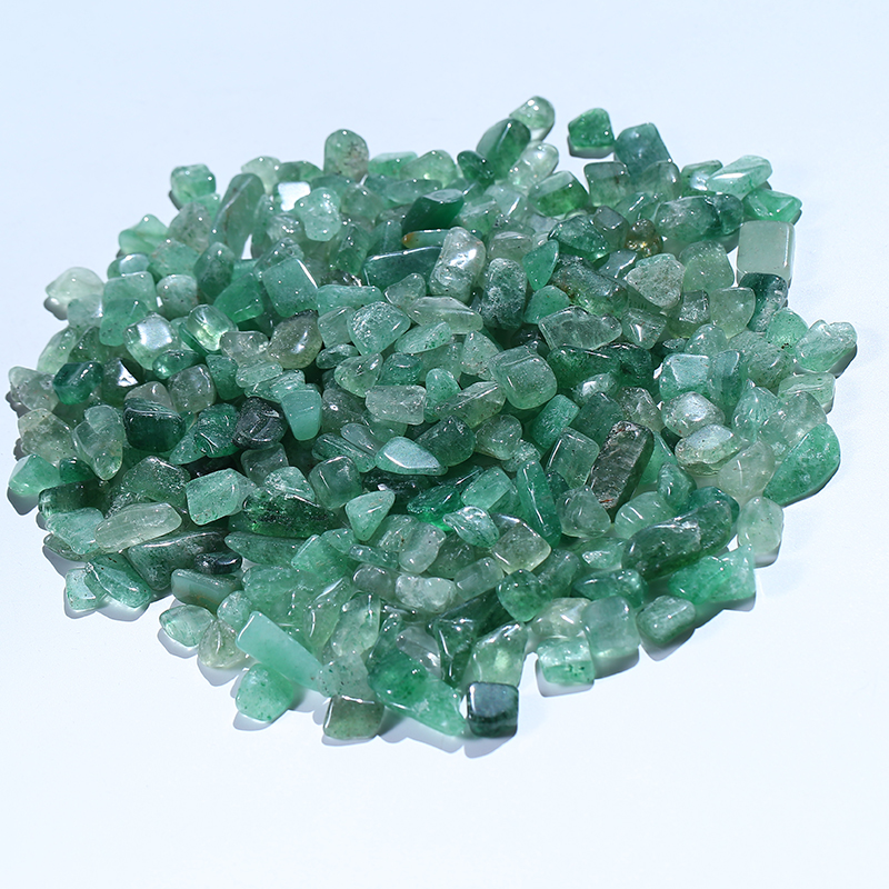 High quality natural green feather stone
