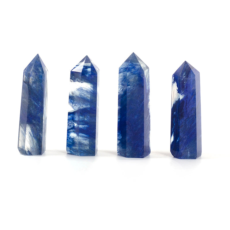 Melting Beautiful Crystal Blue Smelting Stone Crystal Wand