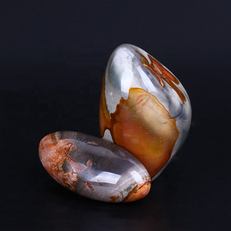 Piedra áspera de jaspe del océano de la piedra preciosa cruda de Reiki del chakra curativo natural para la decoración