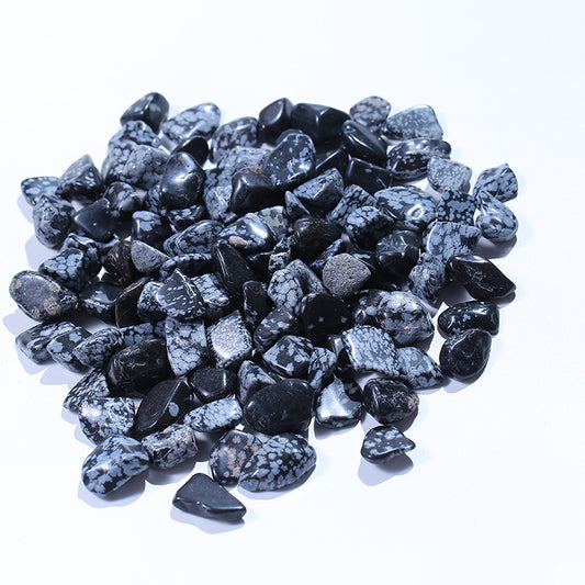 Grava de cristal de obsidiana copo de nieve 1kg