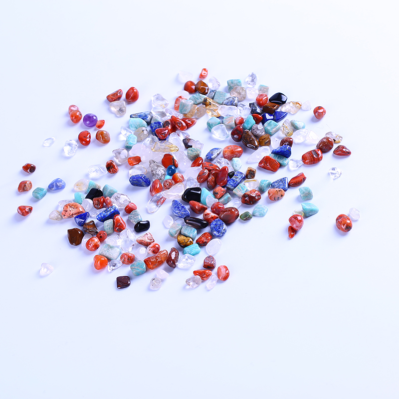 Clear quartz lazuli red agate