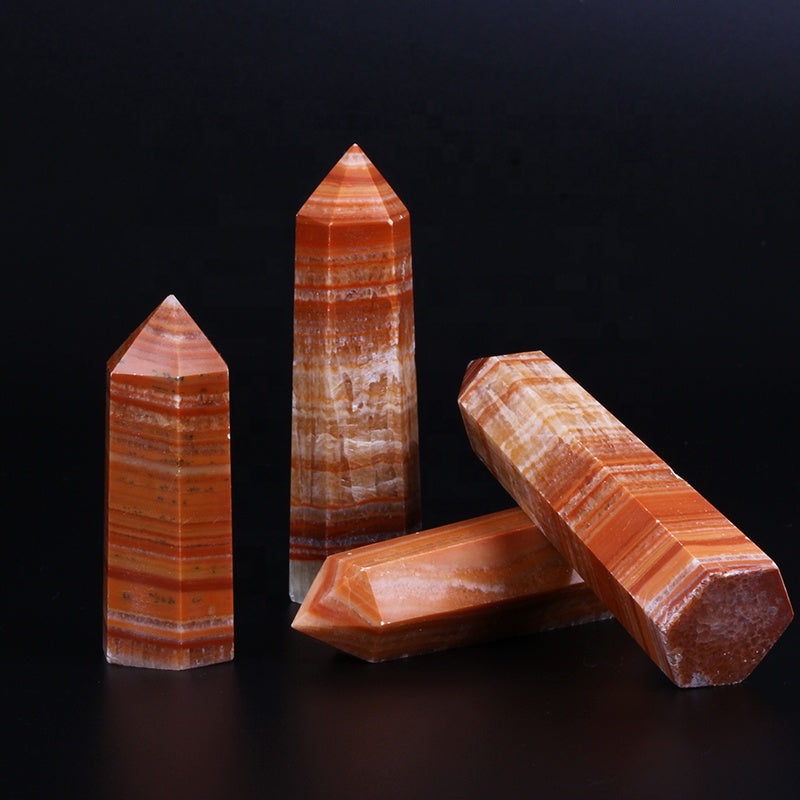 Pork stone rod pole quartz crystal tower