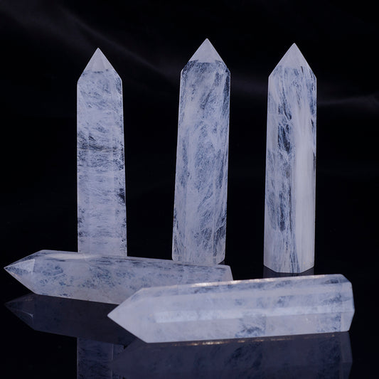 Melting Beautiful Crystal White Smelting Stone Crystal Wand