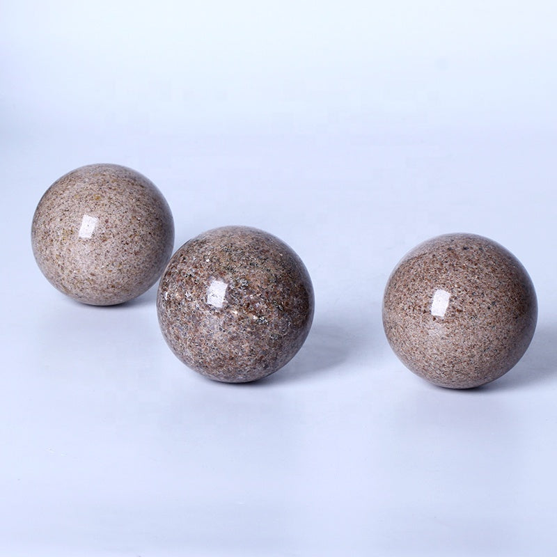 Esfera cristalina curativa natural del cuarzo de la bola del granate para la decoración