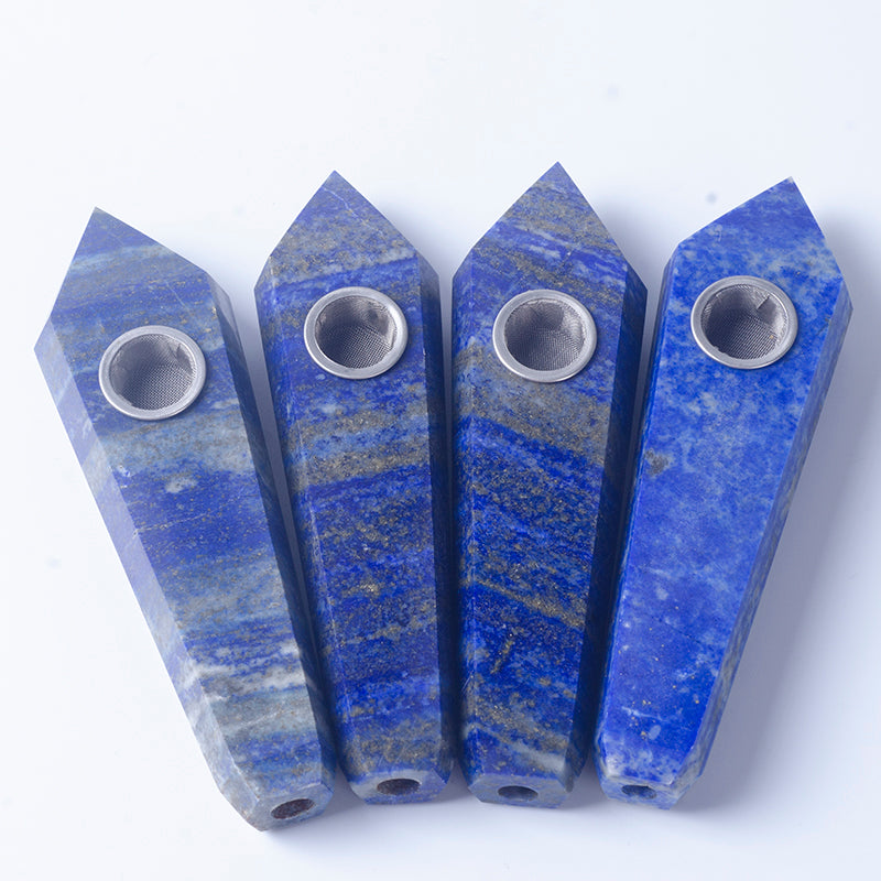 Natural Los Angeles Latin Stone Crystal Leiki Crystal Wand Smoking Tube