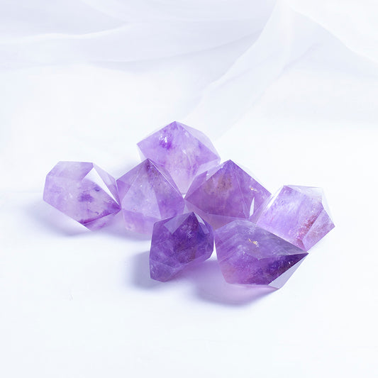 Prisma de cristal de roca de cristal violeta