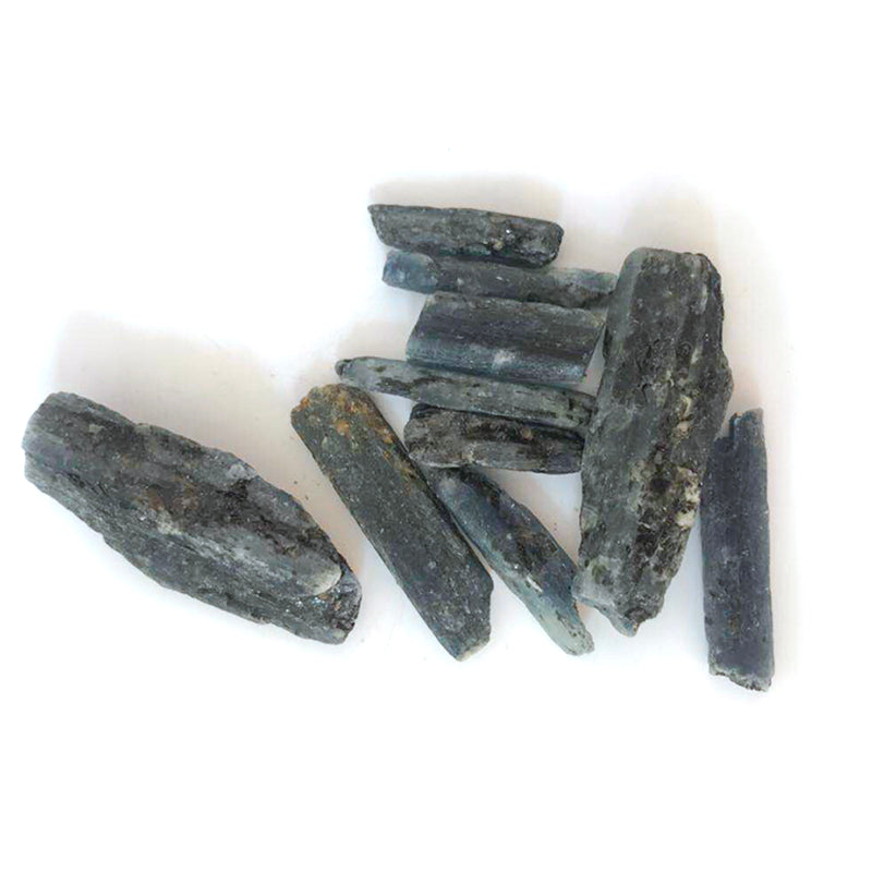 Decoración de rollo de cristal áspero de cristal de grava KYANITE