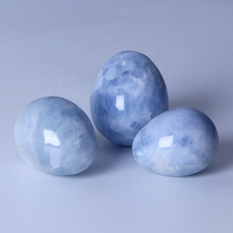 Blue Calcite Eggs Quartz Crystal