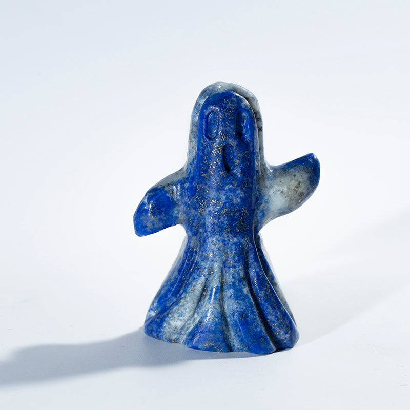 Crystal quartz ghost family decoration and gift