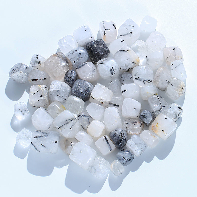 Natural Bulk Tumble Crystal Stones Polished Healing Black