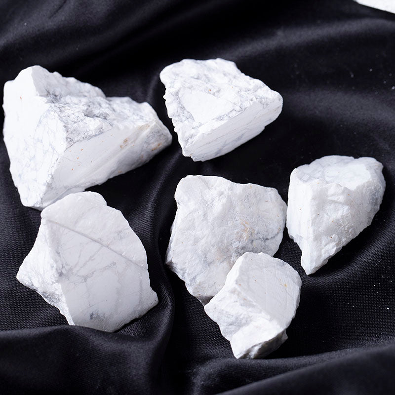 Piedra de cristal en bruto turquesa blanca grava de cristal original