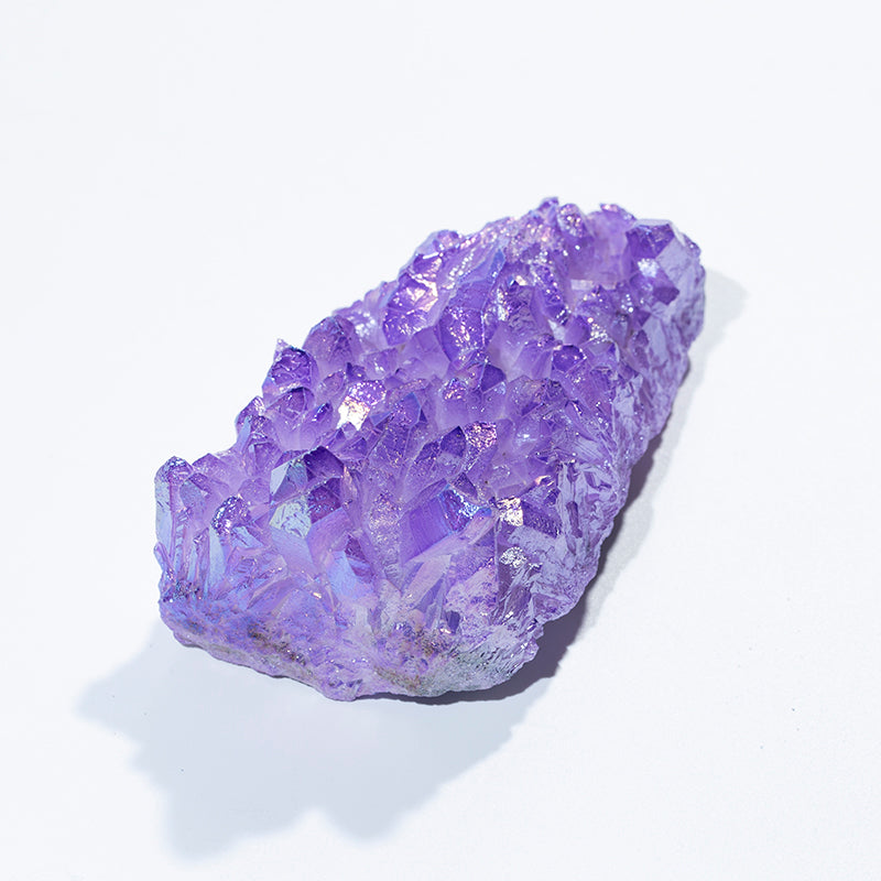 Purple Angel Aura Quartz Crystal Cluster