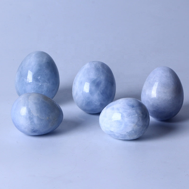 Blue Calcite Eggs Quartz Crystal