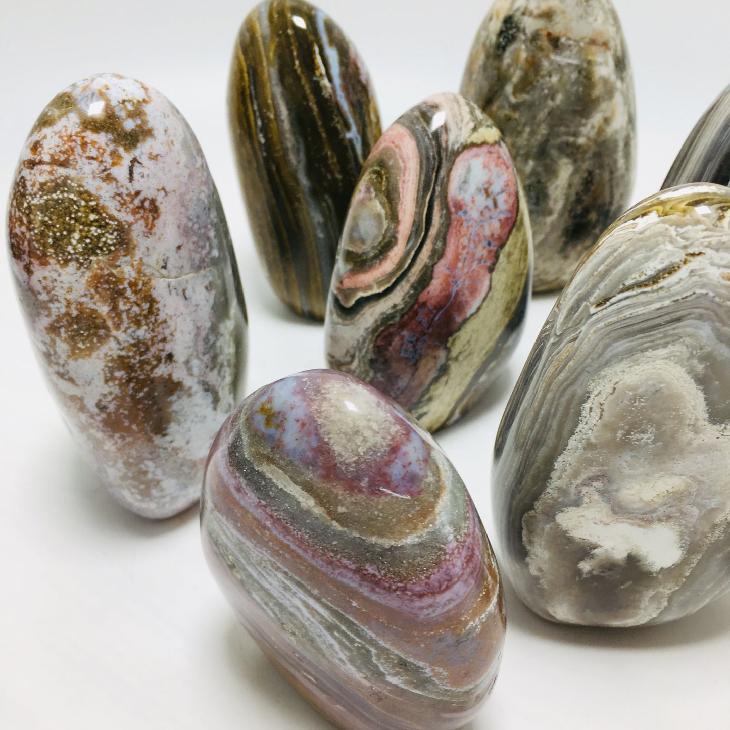 Natural Polished Ocean Jade Stone Spheres Balls healing quartz crystal ball for fengshui decoration